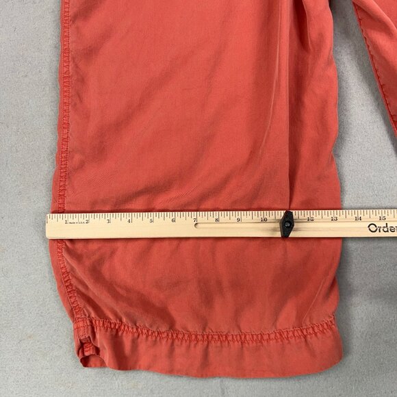 Anthropologie Saturday Sunday Ilene Jumpsuit Womens Medium Coral Wide Boho - Picture 10 of 16